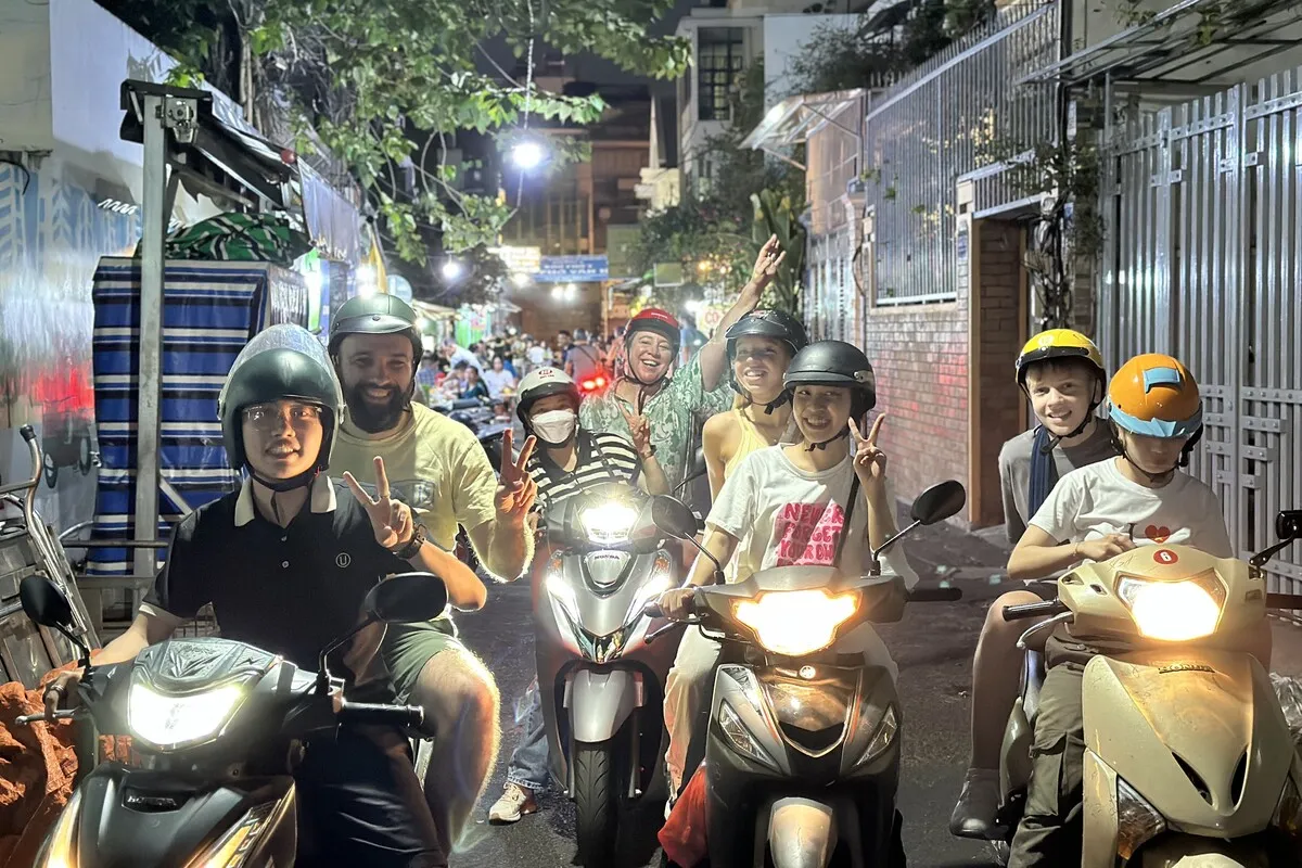 Food Tour on the back of the bikes