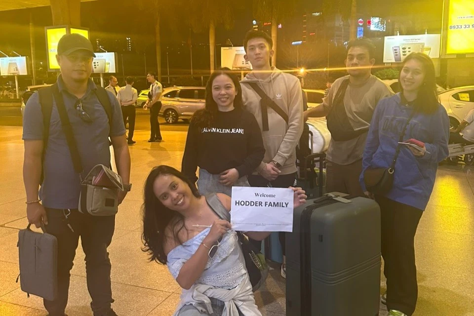 Happy guests with our Private Airport Transfer in HCMC