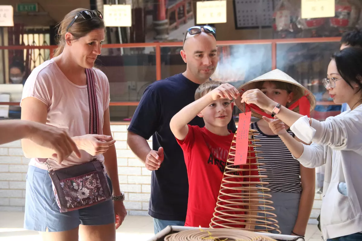 Oldest template in HCMC - AN Tours Vietnam