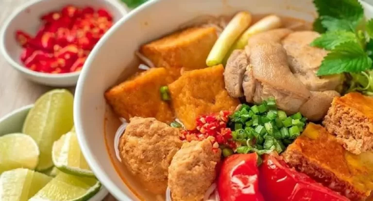 The Hearty Crab Noodle Soup Noodle by AN Tour Vietnam