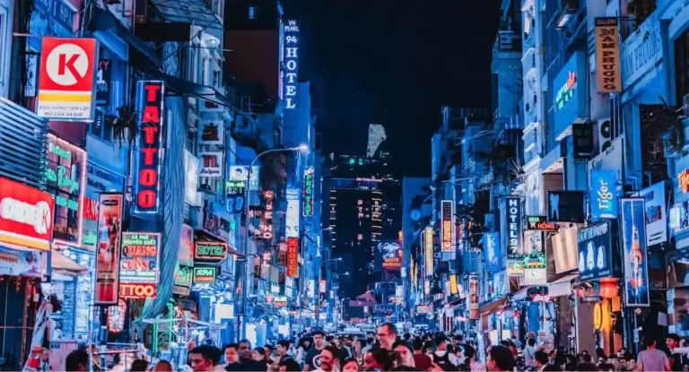 The place is known as the city that never sleeps in Vietnam