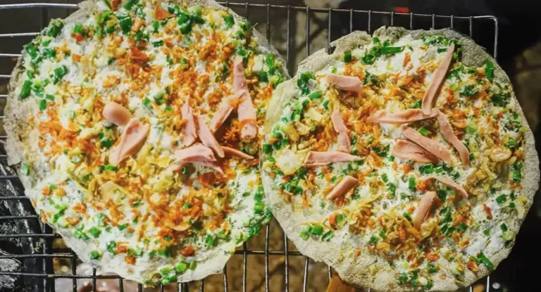 Grilled Rice Paper local food in Ho Chi Minh City by AN Tour Vietnam