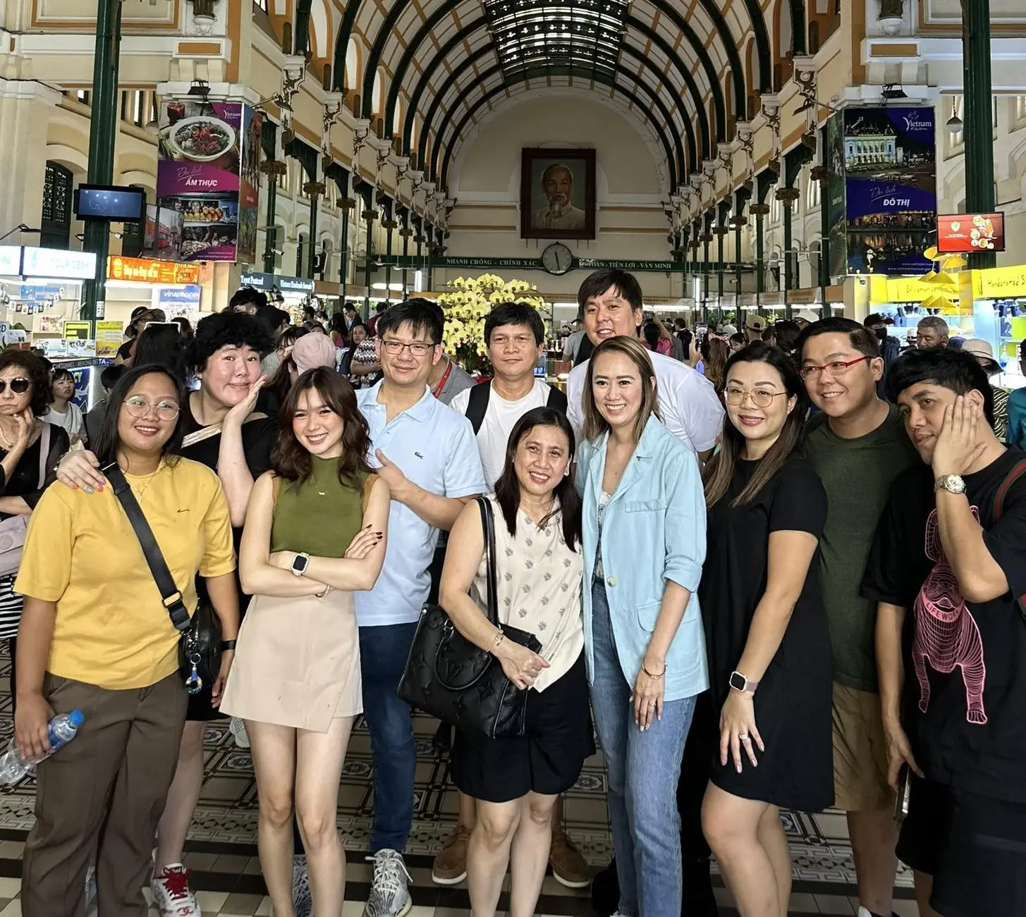 Francine Diaz in Ho Chi Minh City Central Post Office