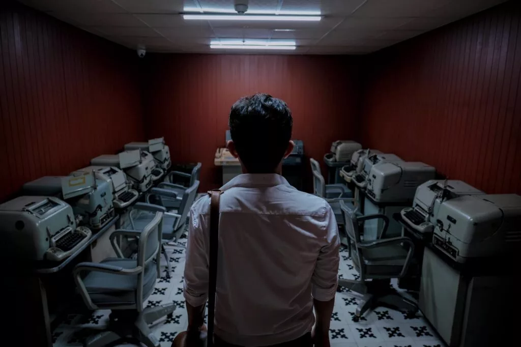 A cool photo at President Bunker - Independence Palace