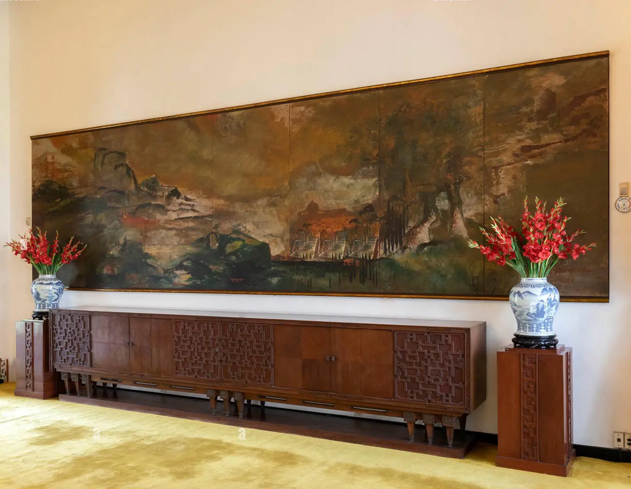 A painting in Independence Palace