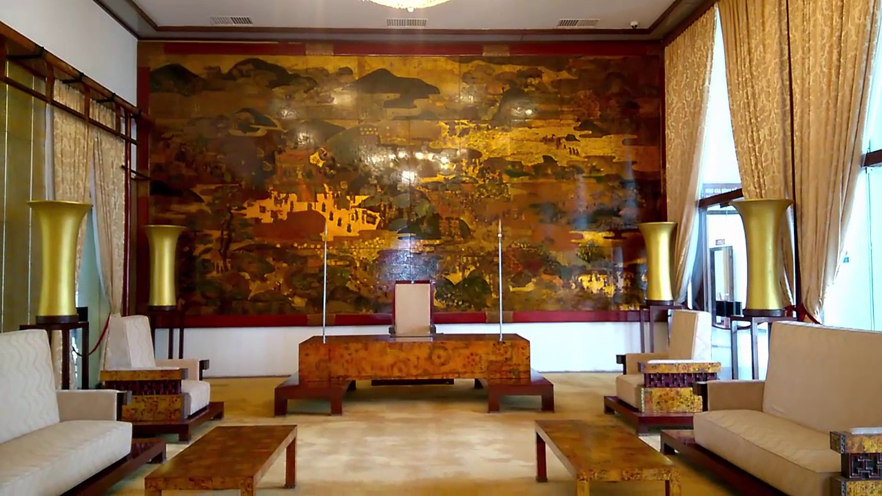 The painting in Credentials Presenting Room - Independence Palace