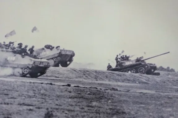 The tanks in Ho Chi Minh Campaign 1975