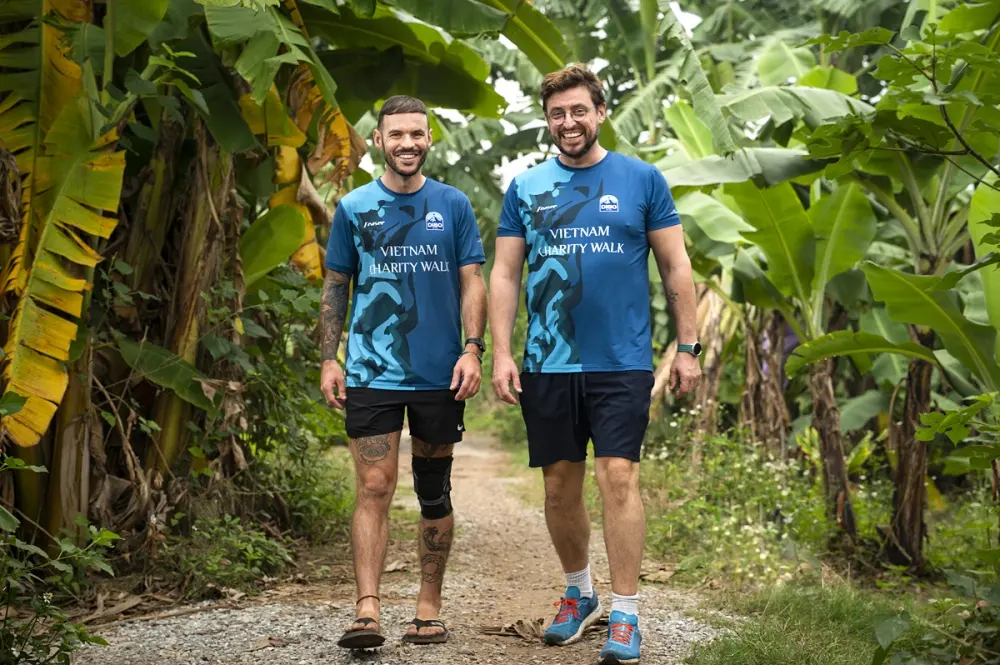 Vietnam Charity Walk Founders - Jake Norris and Sean Down
