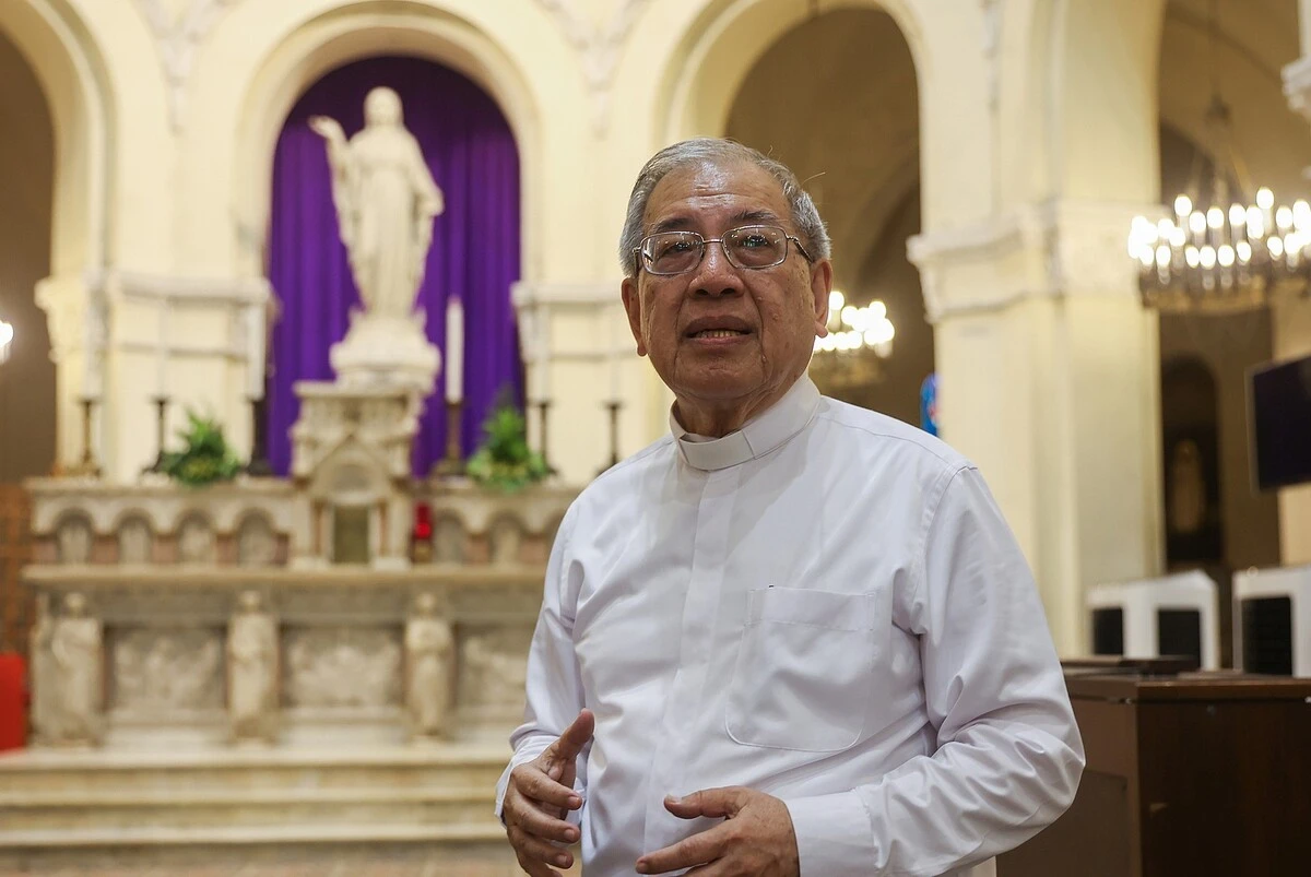 Father Ho Van Xuan, Head of the Restoration Committee of Saigon Notre Dame Cathedral - expressed the challenges that renovation team faced