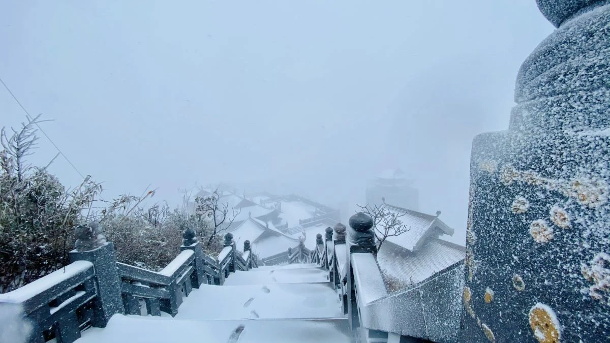 Sapa Vietnam Snow Scene