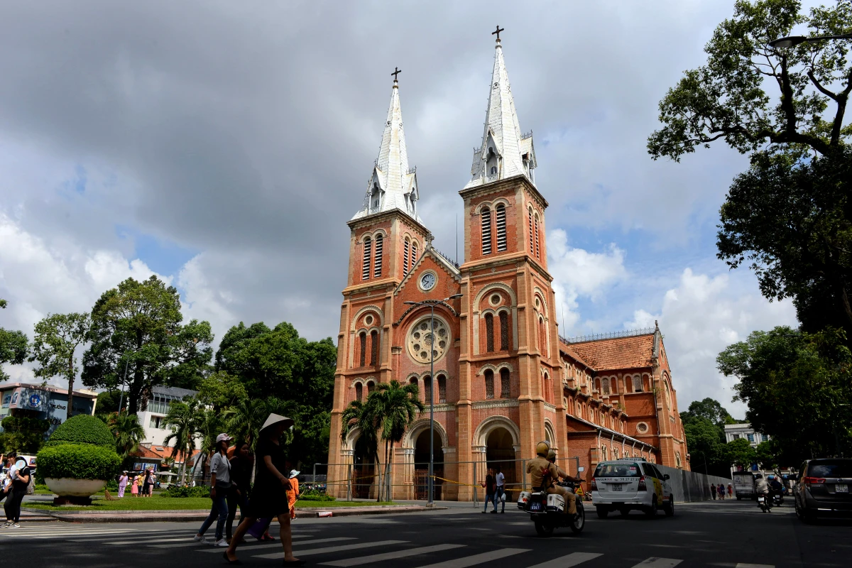 The cathedral from the outside
