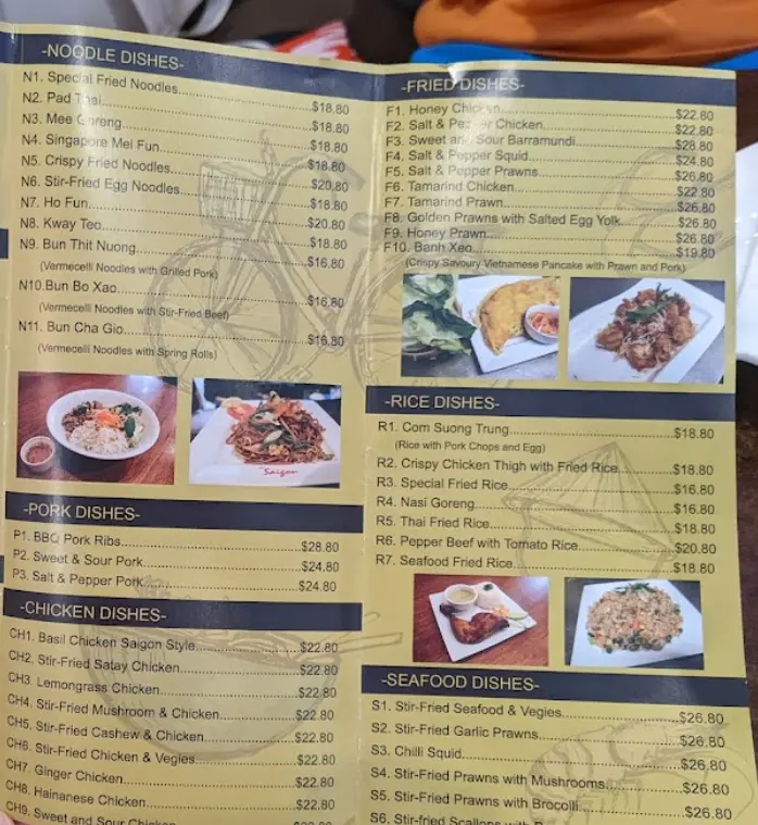 Little Saigon Authentic Vietnamese Restaurant - Food Menu