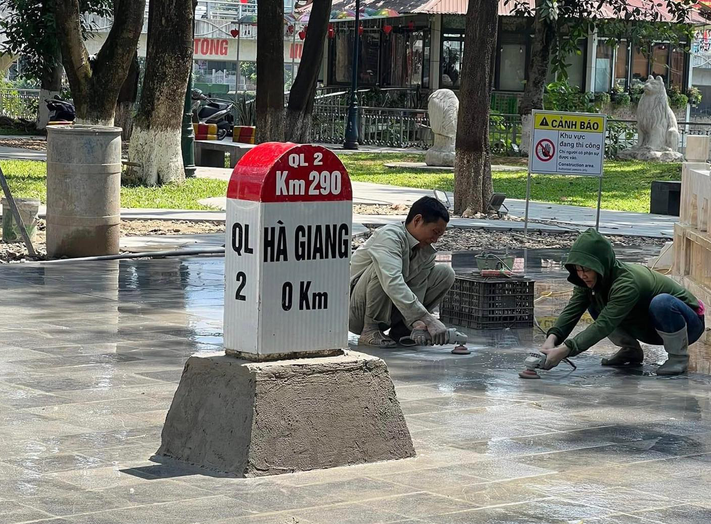 The marker was put back 3 days later