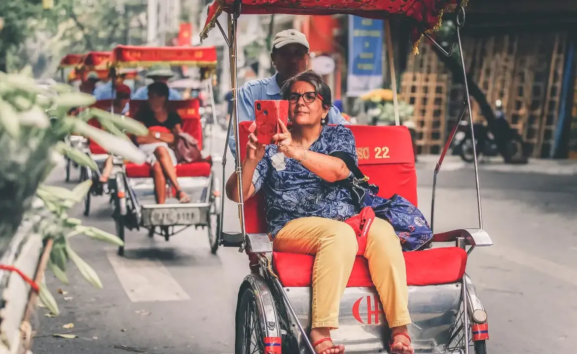 Tourism is the main income for cyclo drivers in Vietnam nowadays