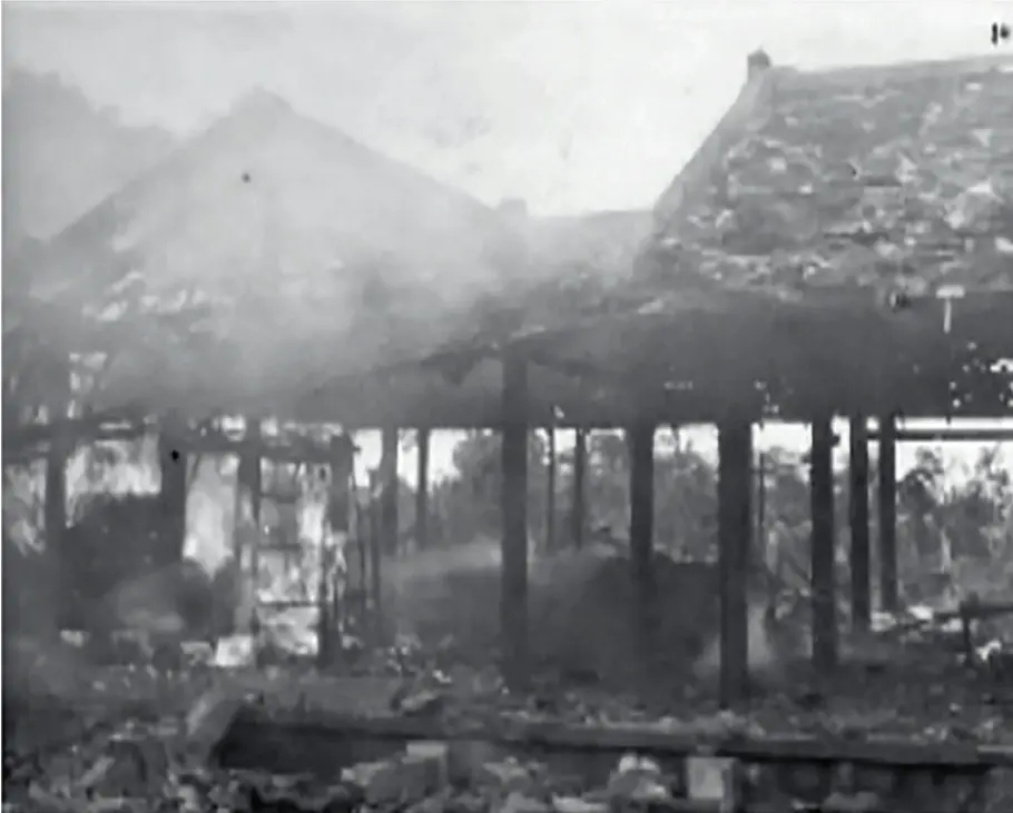 The destruction of Long Phuoc Village in Operation Enogerra - June 1966