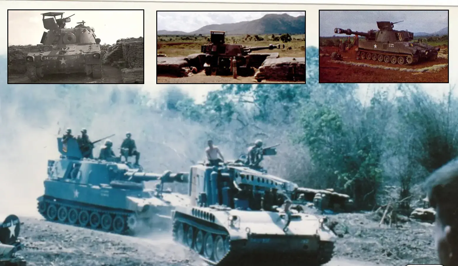 155mm sell-propelled guns of American Battery fired into VC reserve position