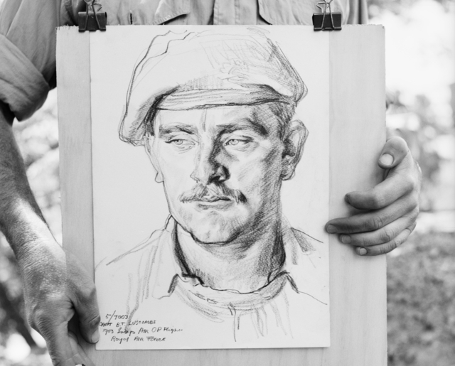 Captain Bryan Taylor Luscombe in the Royal Australian Artillery (RAA)