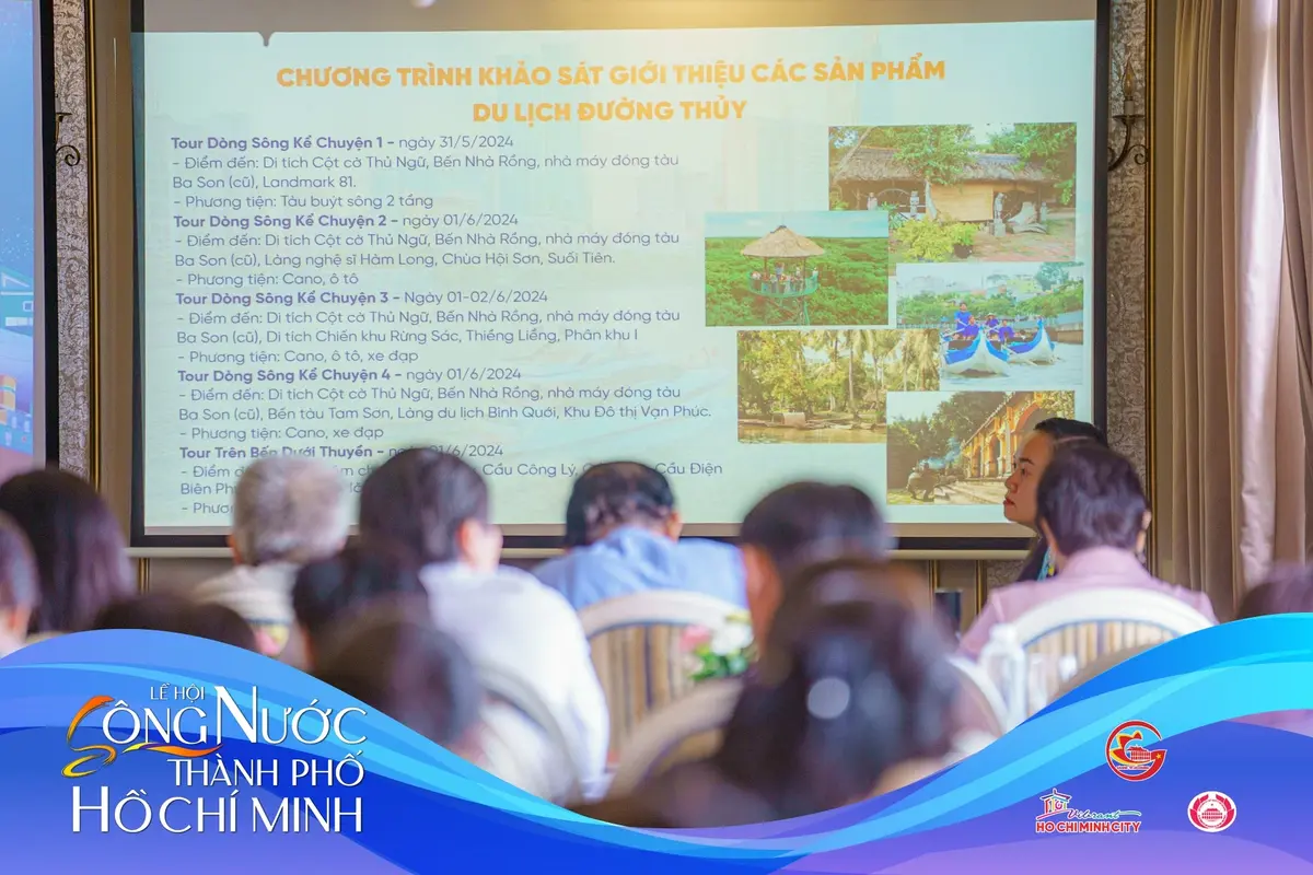 HCMC River Festival 2024 Itinerary was introduced in the conference