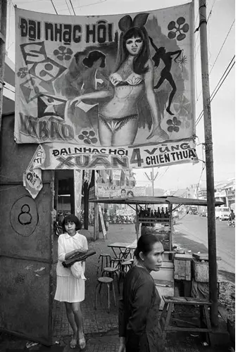 A poster promoting red-light district - photo before 1975