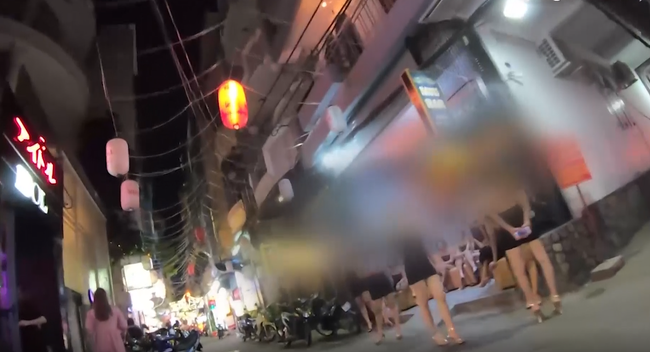 Many places in Saigon Japan Town offers services with terms of a Red Light District
