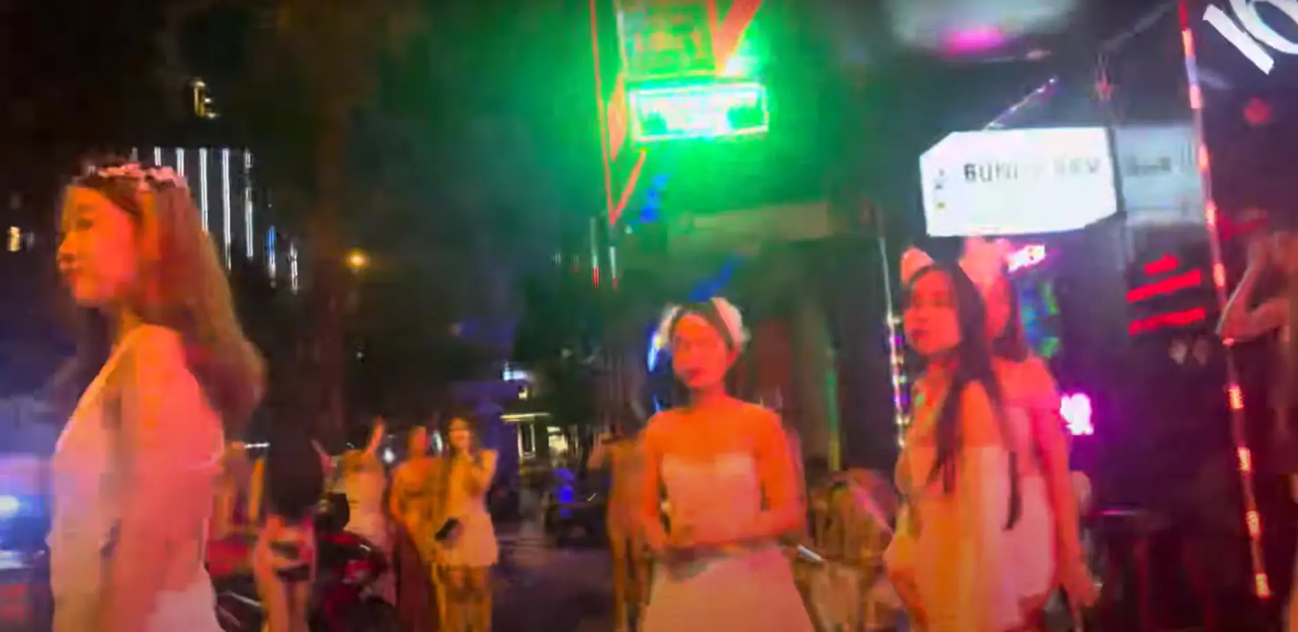 Risk of red light activities on Pasteur Street - photo from hidden cam footage