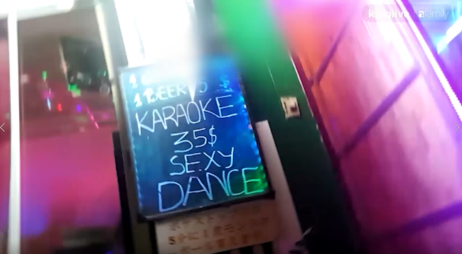 Sexy dance karaoke was publicly advertised at Saigon Japan Town