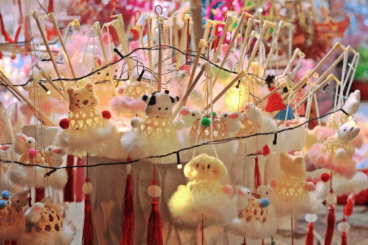 Lanterns sold at the Lantern street