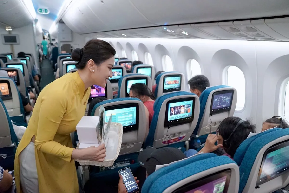 Vietnam Airlines service is one of the best among local carriers