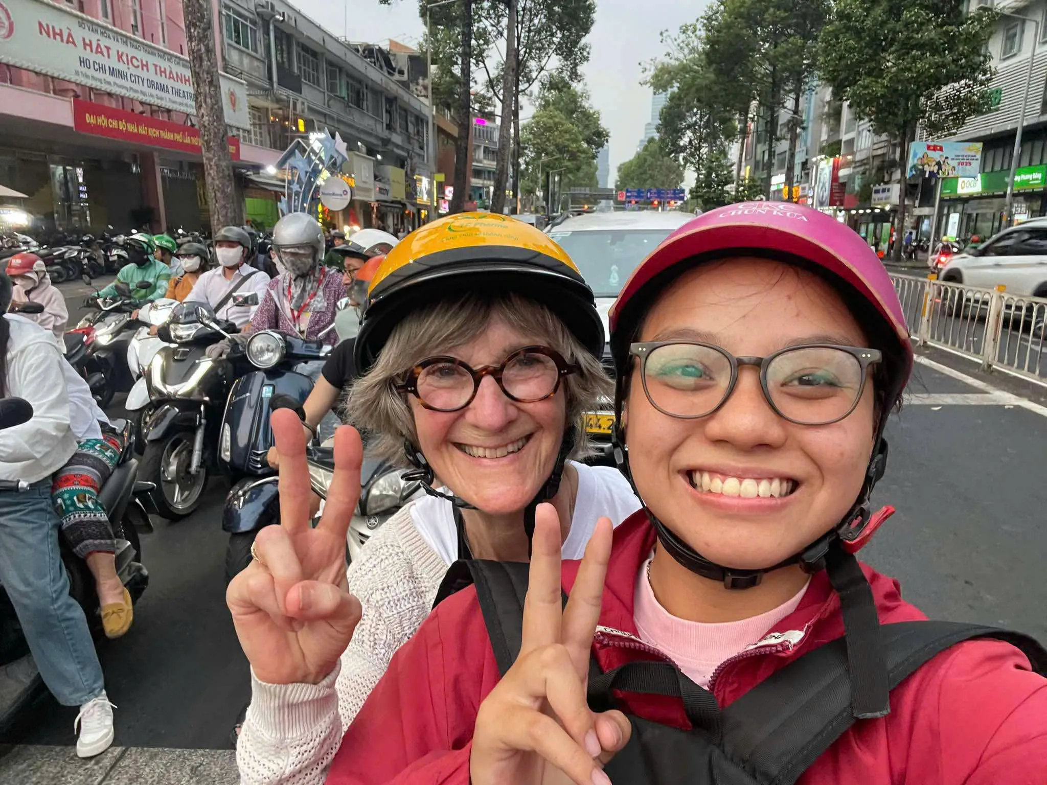 Enjoy on the back of the bike