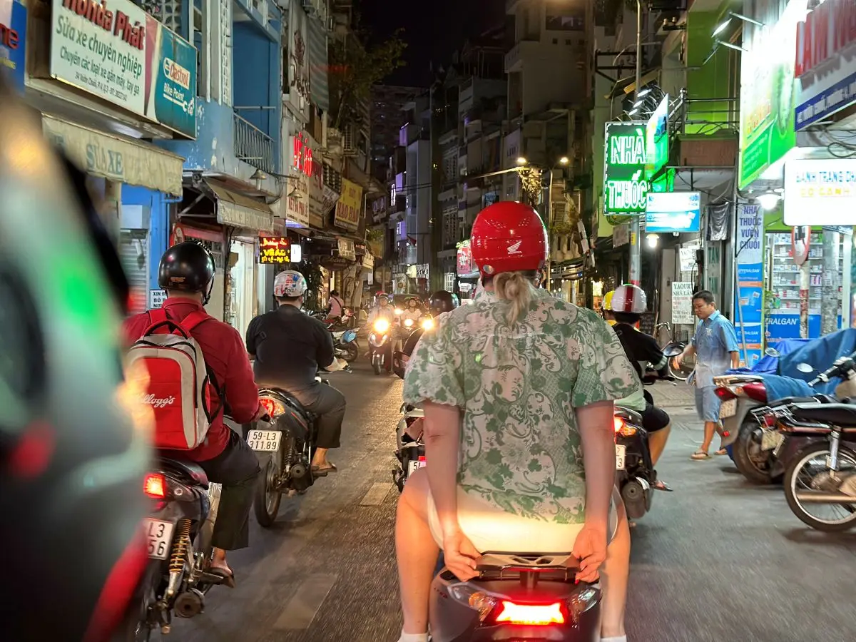 Back of The Bike Tour lead us through many local alleys