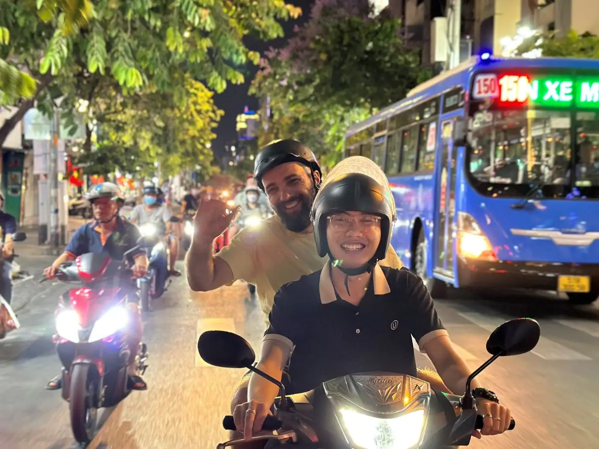 We all felt safe and happy on the Back of The Bike